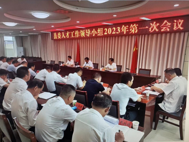 县委人才工作领导小组会议召开